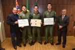 Câmara homenageia Equipes do Águia por ato humanitário em Minas Gerais