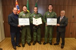 Câmara homenageia Equipes do Águia por ato humanitário em Minas Gerais