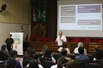 Presidente Gilmar Rotta apresentou as ações do "Câmara Inclusiva" em seminário na tarde desta quarta-feira