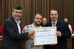 Solenidade do Dia do Comerciário ocorreu nesta quarta-feira, no salão nobre