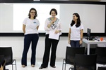 A palestra ocorreu na sala de aula da Escola do Legislativo