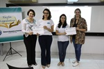 A palestra ocorreu na sala de aula da Escola do Legislativo