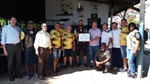 Equipes de futebol do Cecap recebem homenagem por trabalho social