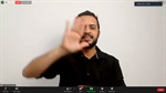 Palestra on-line teve tradução em libras 