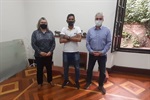 Polezi reuniu-se com titular e assessora da Selam para solicitar melhorias na academia do estádio Barão da Serra Negra 