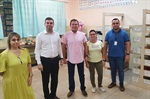 Laercio Trevisan Jr. (PL) visitou na manhã desta quinta-feira (28) a Escola Municipal Prof.ª Ada Buselli Neme, em Tanquinho. 