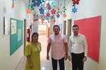 A visita de Trevisan foi acompanhada pelo secretário municipal de educação, Bruno Cesar Roza. Eles foram recebidos pela diretora da unidade, Fernanda Grisotto
