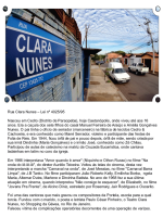 Rua Clara Nunes