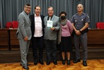 Alexandre Neder foi o homenageado na categoria "Comunicação Televisão"