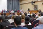 Audiência foi transferida do plenário para o salão nobre devido ao grande público presente
