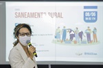 Diretora da Escola do Legislativo, vereadora Sílvia Morales (PV), do Mandato Coletivo "A cidade é sua", fez a abertura do curso