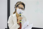 Diretora da Escola do Legislativo, vereadora Sílvia Morales (PV), do Mandato Coletivo "A cidade é sua", fez a abertura do curso