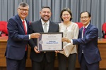 Homenageados da noite