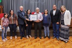 Solenidade contou com a presença de amigos e familiares dos homenageados