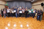 Solenidade contou com a presença de amigos e familiares dos homenageados