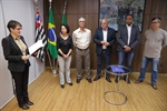 Cerimônia de posse também teve a participação da vereadora Sílvia Morales e dos vereadores Thiado Ribeiro, Gilmar Rotta e Pedro Kawai (licenciado)