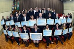 Vereador homenageou 22 bancários na noite de 28 de agosto
