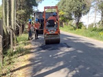 Gilmar Rotta acompanhou os trabalhos das equipes da secretaria municipal de Obras