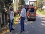 Gilmar Rotta acompanhou os trabalhos das equipes da secretaria municipal de Obras