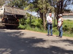 Gilmar Rotta acompanhou os trabalhos das equipes da secretaria municipal de Obras