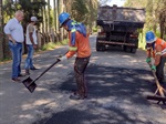 Gilmar Rotta acompanhou os trabalhos das equipes da secretaria municipal de Obras