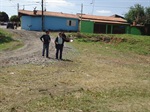 Gilmar Tanno em visita a antiga Favela do Maracanã