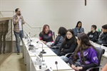 Câmara recebe a visita dos alunos da escola Augusto Saes