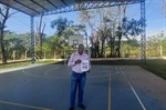 Thiago Ribeiro (PSC) visitou, nesta segunda-feira (11), a Escola Municipal Manoel Rodrigues Lourenço, no bairro Pau Queimado