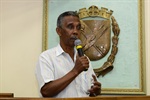 João Manoel falou aos alunos da Escola Estadual "Professor Francisco Mariano da Costa"