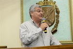 Moisés Taglieta também falou aos alunos da Escola Estadual "Professor Francisco Mariano da Costa"