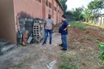 Acácio Godoy visitou o centro comunitário após ser chamado por moradores e voluntários que atuam no local