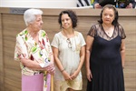 Delegada regional e conselheira do Creci receberam a homenagem