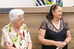 Delegada regional e conselheira do Creci receberam a homenagem