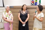 Delegada regional e conselheira do Creci receberam a homenagem