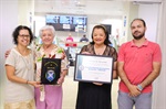 Delegada regional e conselheira do Creci receberam a homenagem
