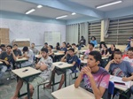 Palestra a alunos aconteceu na noite desta quarta-feira (4)