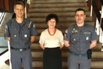 Visita à sede do Centro de Operações da Polícia Militar em Piracicaba aconteceu na manhã desta terça-feira (14)