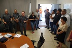 Visita à sede do Centro de Operações da Polícia Militar em Piracicaba aconteceu na manhã desta terça-feira (14)