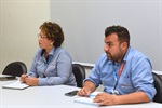 Talita Pinotti e Anderson da Silva Nascimento, representantes de CPFL