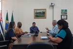 Acácio Godoy participou nesta quarta (20) de reunião com representantes da empresa que fornece merenda às escolas municipais de Piracicaba