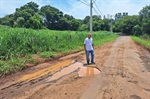 Vereador Paraná esteve nos locais para averiguar condições das vias