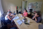 Reunião entre o vereador Cássio Fala Pira e representantes da Semuhget