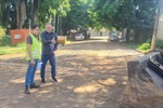 De acordo com Josef Borges, as obras de pavimentação em concreto na rua Joana D'Arc estão "a todo vapor"