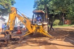 De acordo com Josef Borges, as obras de pavimentação em concreto na rua Joana D'Arc estão "a todo vapor"