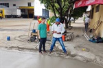 Vereador acompanha andamento das obras na avenida 1º de Agosto