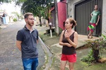Gustavo Pompeo acompanhou nesta quarta (17) as obras de revitalização da praça  Milton Barbosa