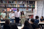 Vereador e deputado visitam escola no Alvorada para discutir melhorias