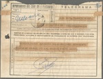 Telegrama assinado pelo general Olímpio Mourão Filho, agradecendo a Câmara pelo apoio