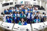 Conheça o Legislativo: Câmara recebe 38 alunos da Luis Cláudio Alves