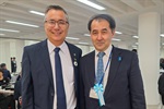 Pedro Kawai acompanhou duas agendas do primeiro-ministro do Japão, Fumio Kishida
